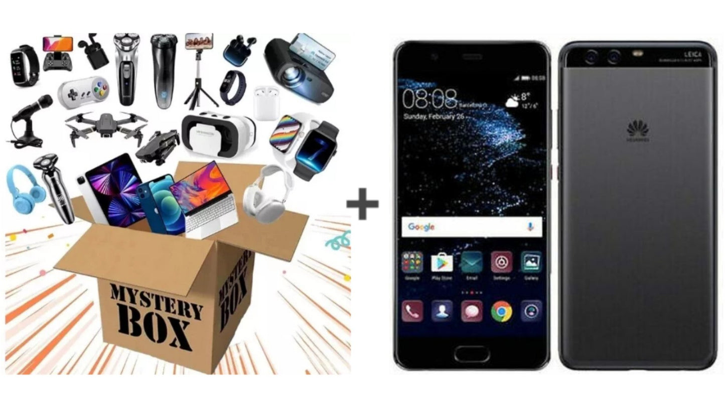 Oferta MOVIL + caja sorpresa valorado 50€ mínimo con Huawei P10 NUEVO 64GB 4RAM- Negro