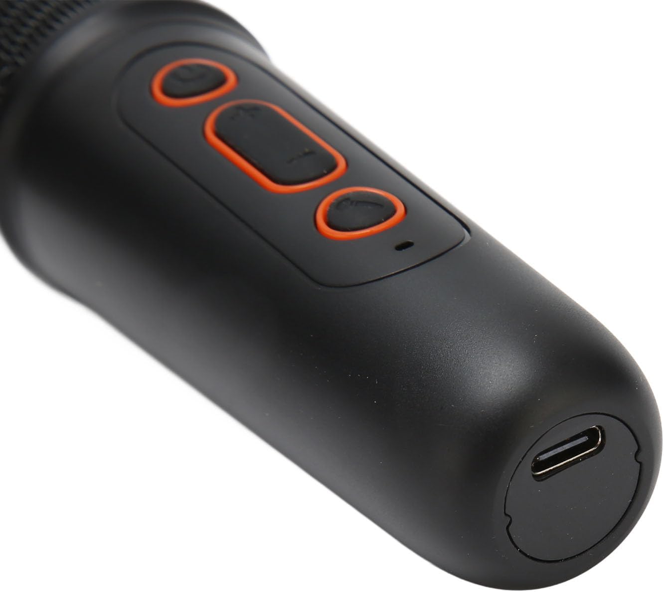Máquina de Karaoke con Micrófono Inalámbrico, Altavoz Bluetooth Y1 Bass Treble con Luz RGB, Altavoz de Karaoke de 6 W Compatible con Reproducción de Tarjeta de Memoria, Cubre una (Negro)
