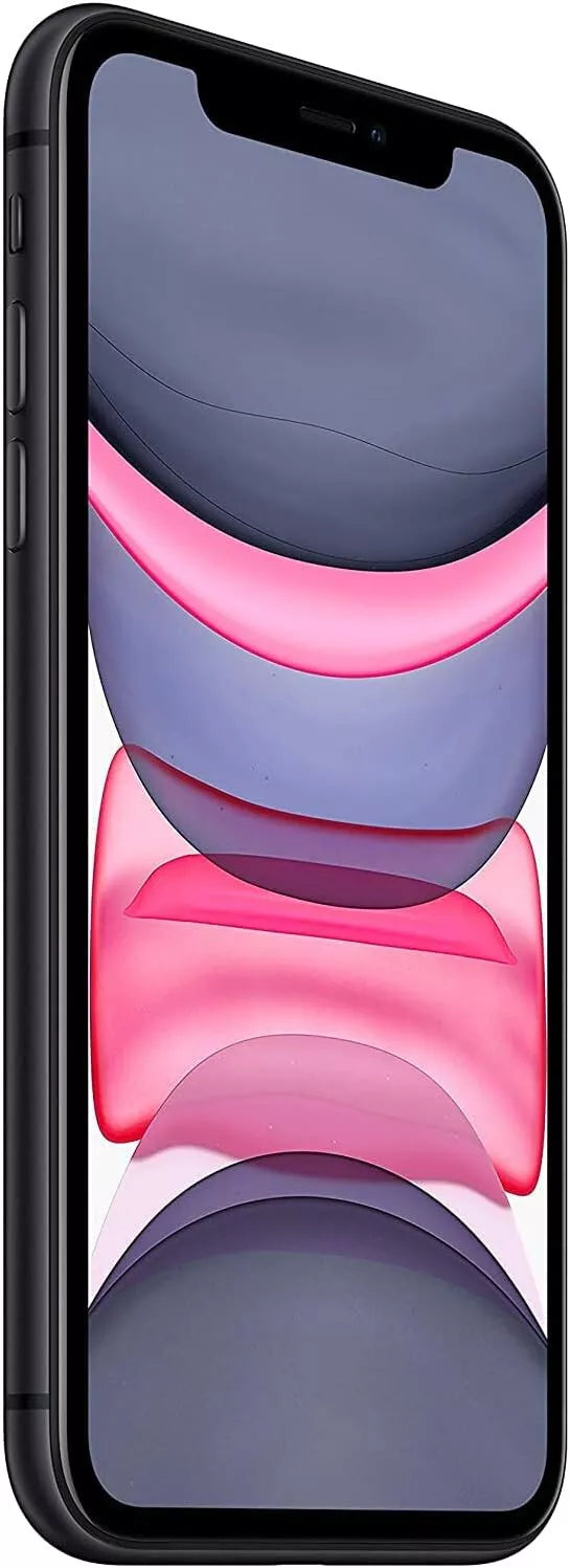 Telefono reacondicionado Iphone 11 negro 64 gb con la salud de la bateria al 80% o bateria cambiada