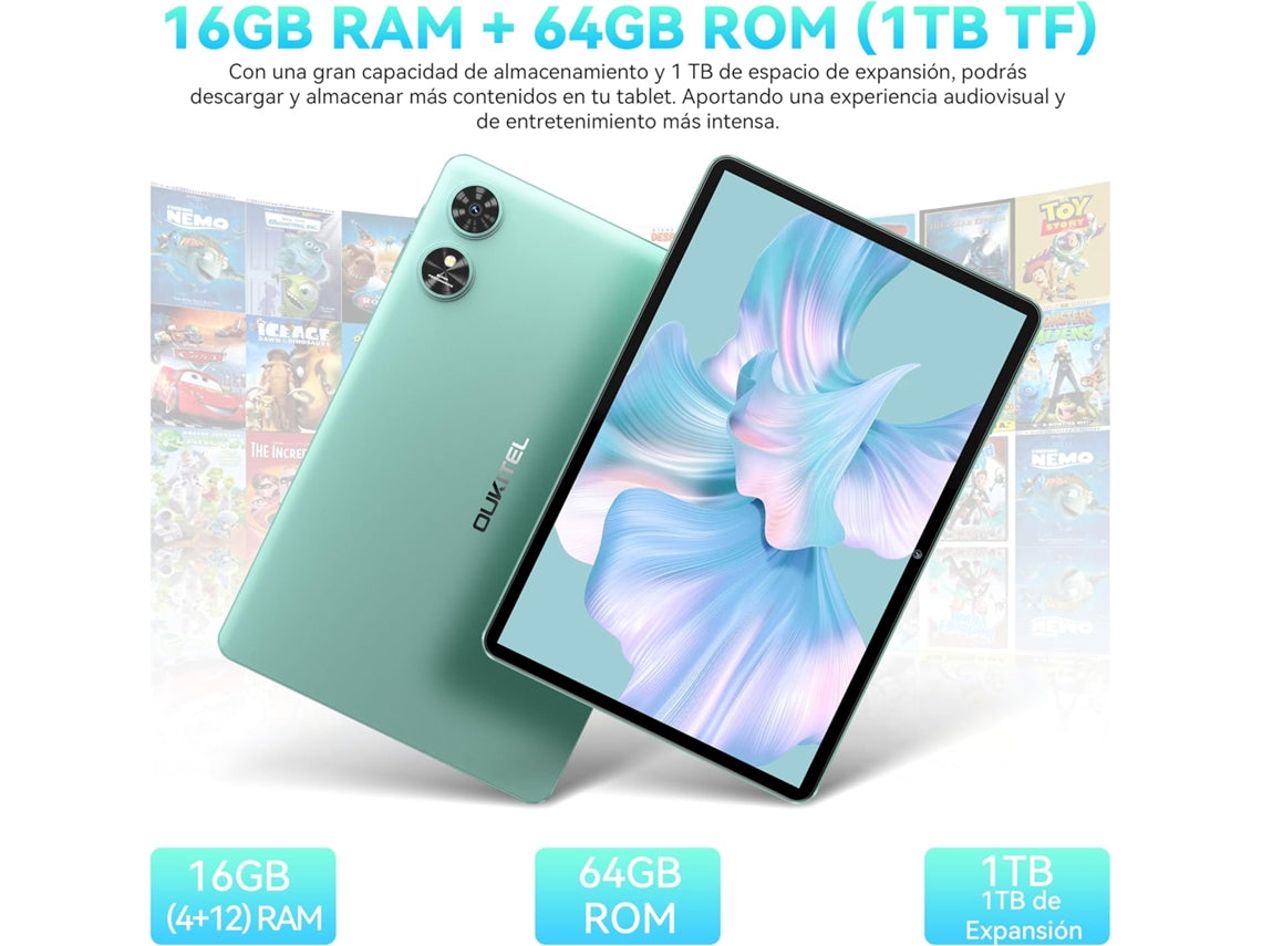 Oukitel OT6 10.1" 4GB/64GB VERDE - Tablet