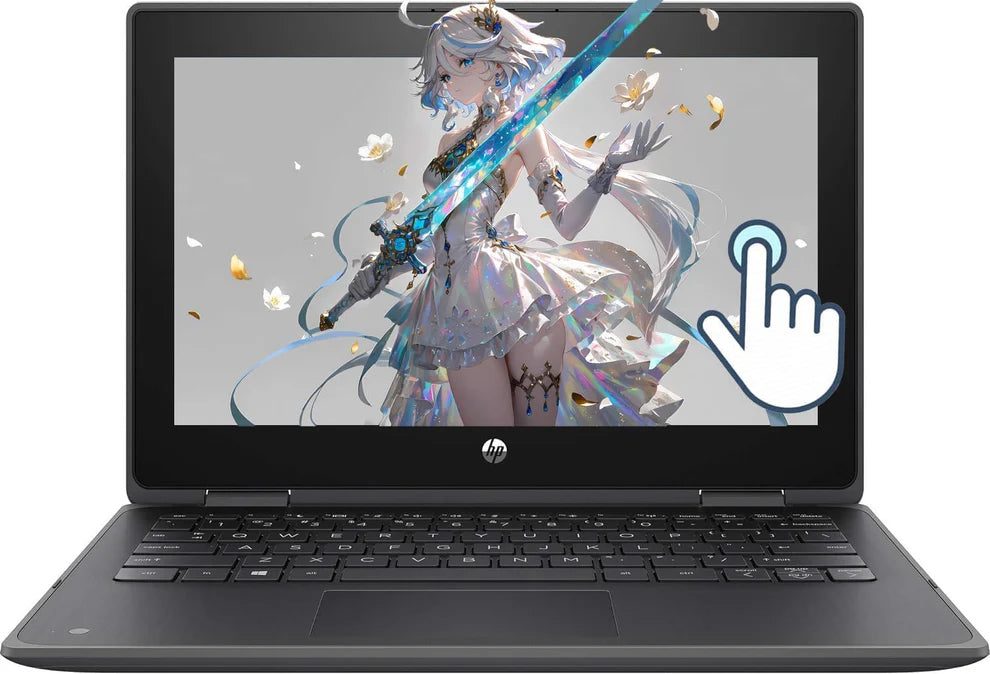 HP ProBook X360 11 G6 EE, portátil usado con pantalla táctil de 11,6", procesador Intel Core i5-10210U, 8 GB de RAM 128 gb windows 11 pro + Xiaomi Redmi A5 Smartphone 6.88" 3GB/64GB Dual SIM 4G 5200mAh 15W Negro
