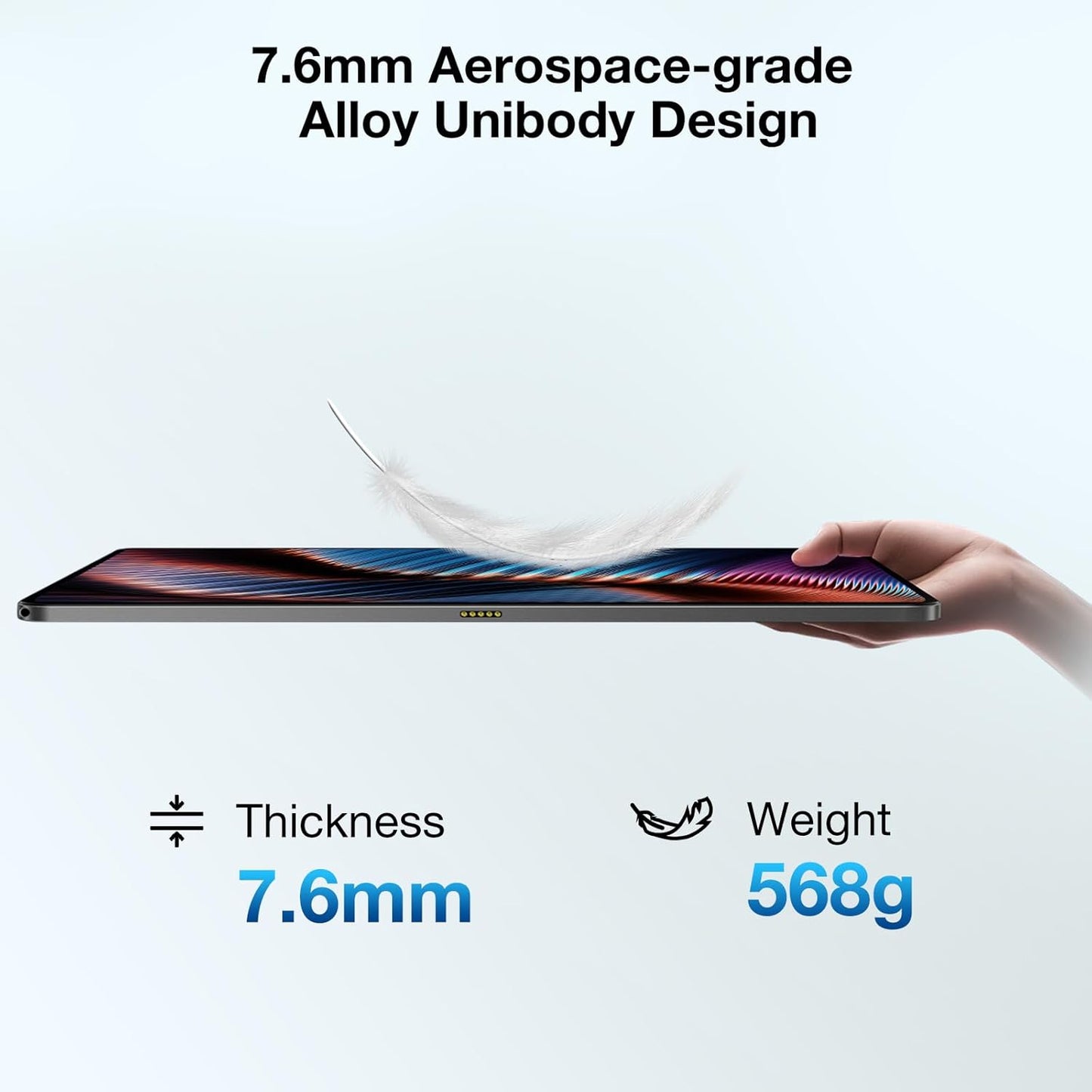 Tableta DOOGEE T40 Pro de 12 pulgadas, Android 14, Helio G99, 20 GB de RAM + 512 GB (TF 2 TB), tabletas para juegos, baterías de 10800 mAh (tipo C), pantalla IPS de 2.4K, 16 MP + 8 MP, doble SIM, WiFi 4G/5G, Bluetooth 5.0, GPS