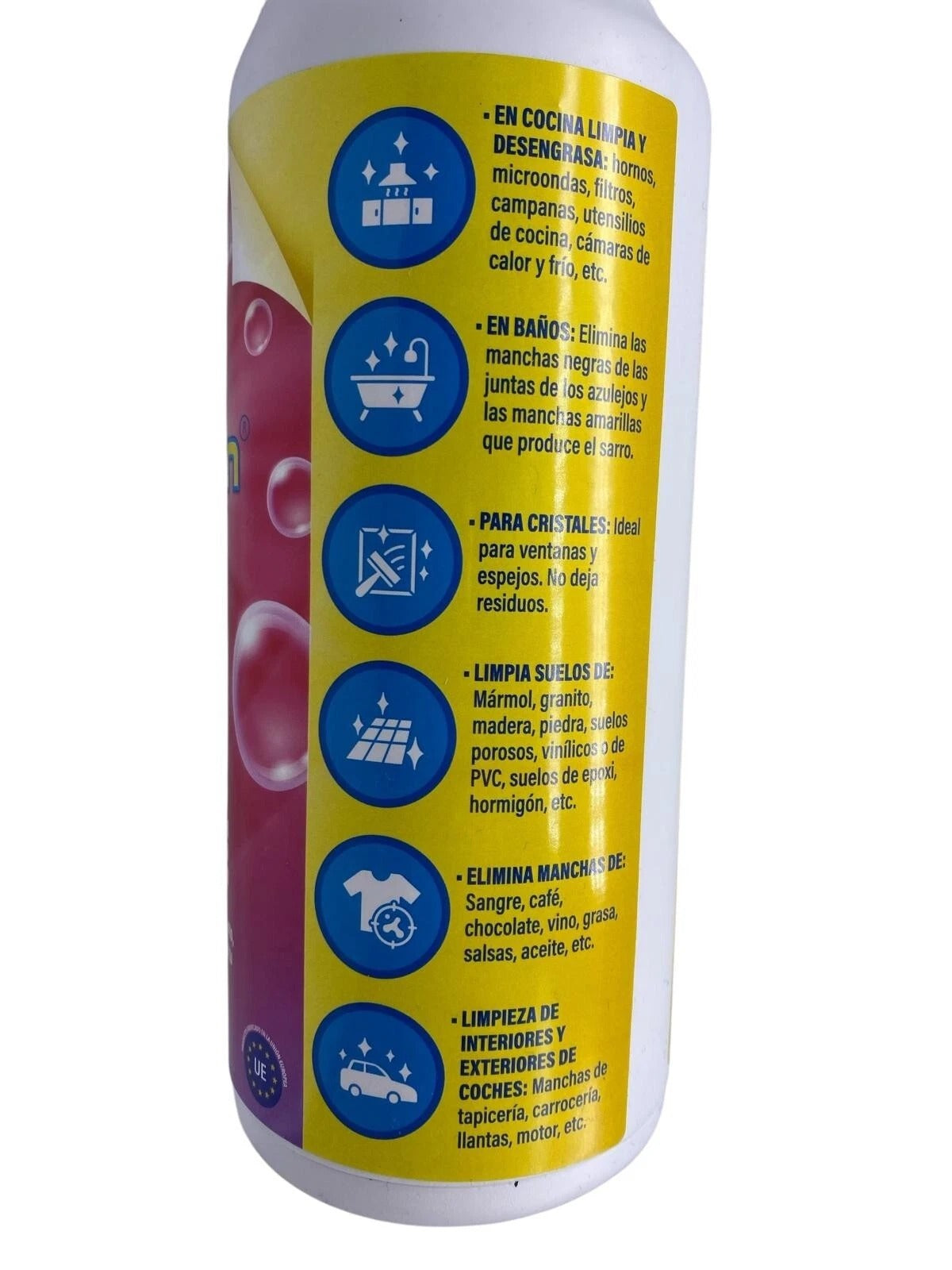 DYNACLEAN 1 L EN PULVERIZADOR LIMPIA SUELOS,ROPA,DESENGRASANTE,AUTOMOCION