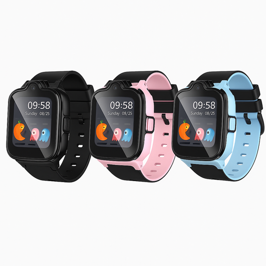 Reloj Smartwatch Para Niños Camara Sos Gps Hoco Y104 4g  elige el color AZUL , ROSA O NEGRO