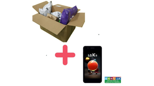 PACK 8 Paquetes Sorpresa Textil  +LG K9 16GB+2GB RAM CON ANDROID Y WHATSAPP