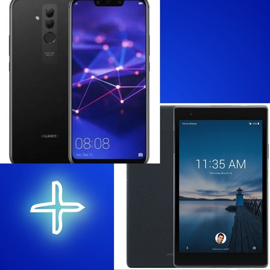 PACK TIKTOK LIVE HUAWEI Mate 20 Lite negro Android, 4 + 64 GB+TABLET LENOVO USADA 8 PULGADAS DE REGALO