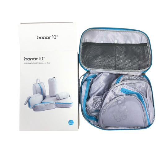 Pack x6 Neceser de viaje color gris y azul marca Huawei