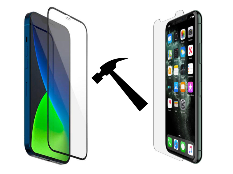 Protector de Pantalla para iPhone Cristal Vidrio Templado, 3 Unidades por modelo