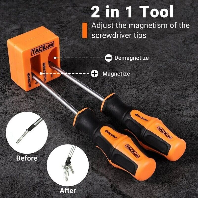 TACKLIFE TLHSS1B Juego de destornilladores magnéticos , 27 piezas