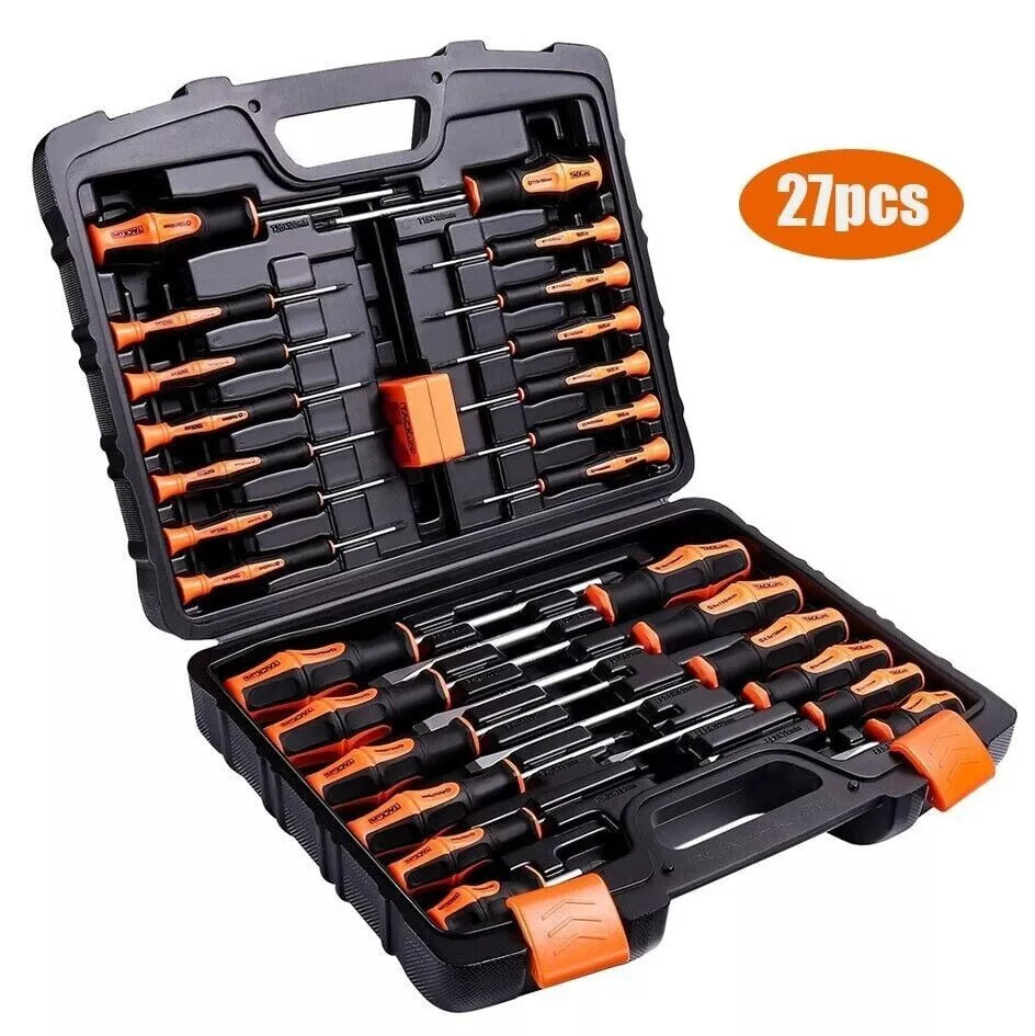 TACKLIFE TLHSS1B Juego de destornilladores magnéticos , 27 piezas